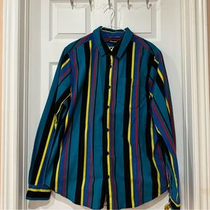 Men’s Multicolor Plaid Flannel Fleece Button Up Shirt Warm NEW